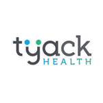 The Tyack Health logo, the words 'Tyack Health' with two circles above the y, one blue and one green.