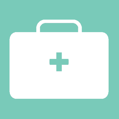 An icon of a medical bag