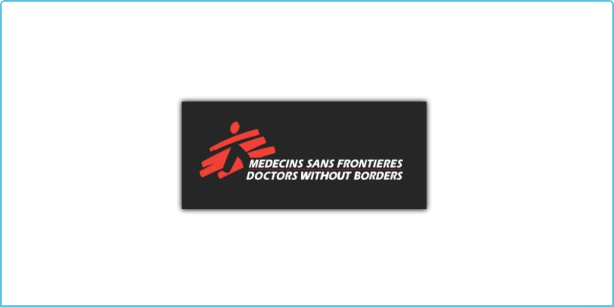 The Doctors Without Borders logo, white text on black background